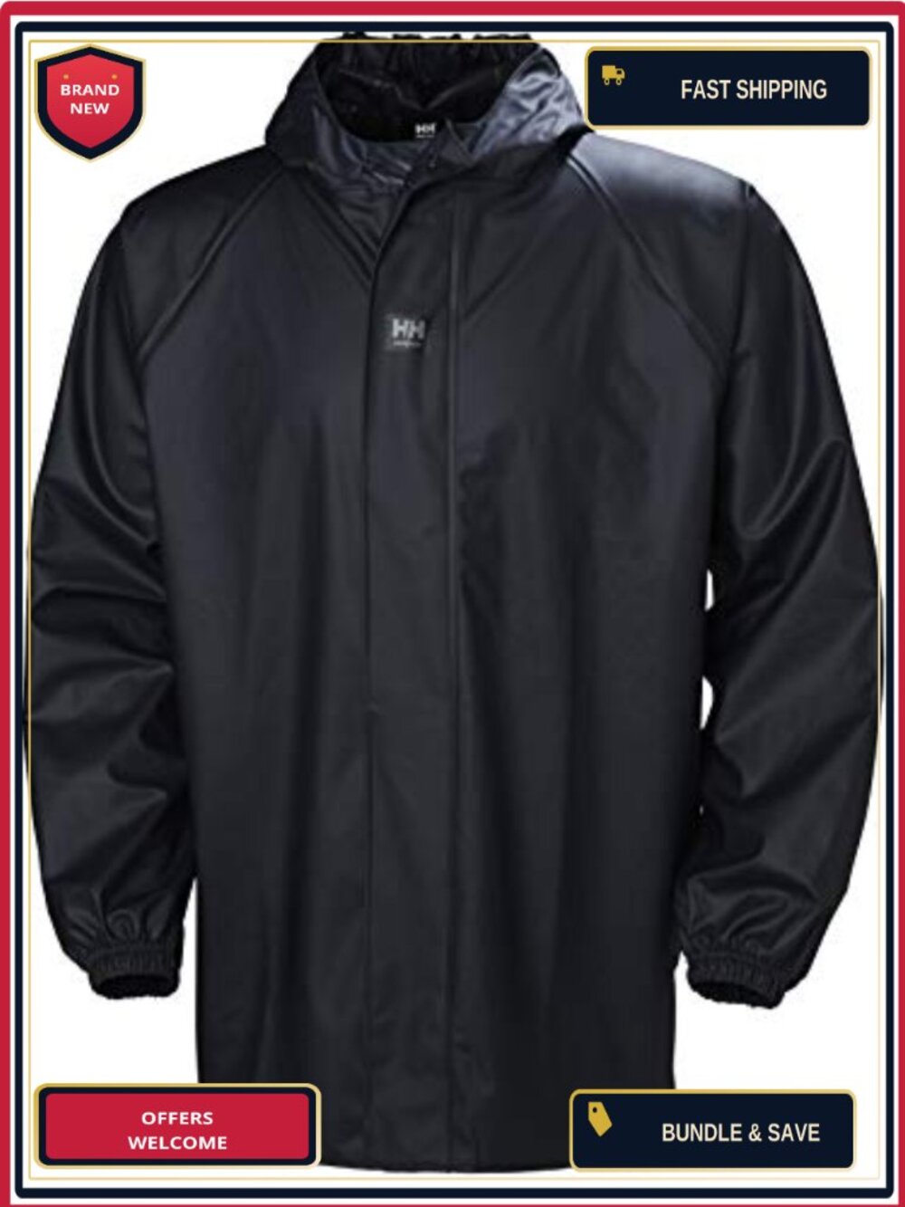 Impertech Sanitation Work Jacket Men’s Waterproof 100% Polyester PU Coated